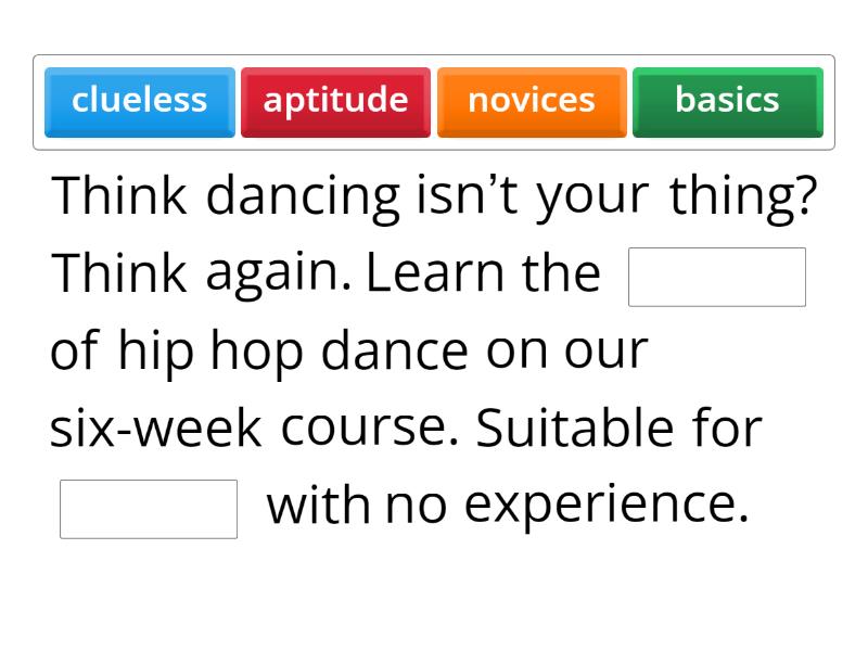 Roadmap C1 / 7C / Vocabulary: Skill and abilities - Complete the sentence