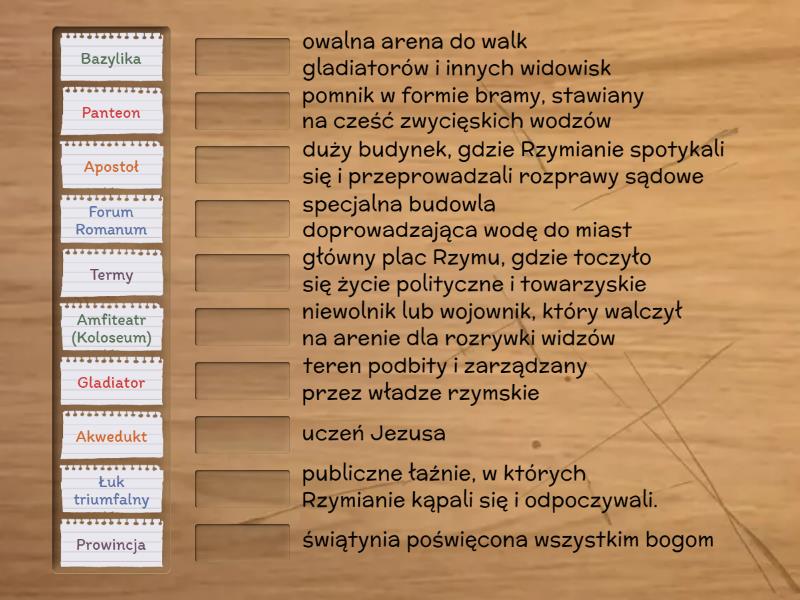 Sprawdzian Historia Klasa 5 Starożytny Rzym Historia klasa 5 definicje starożytny Rzym - Une las parejas