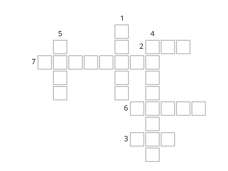 Needs and Wants Crossword