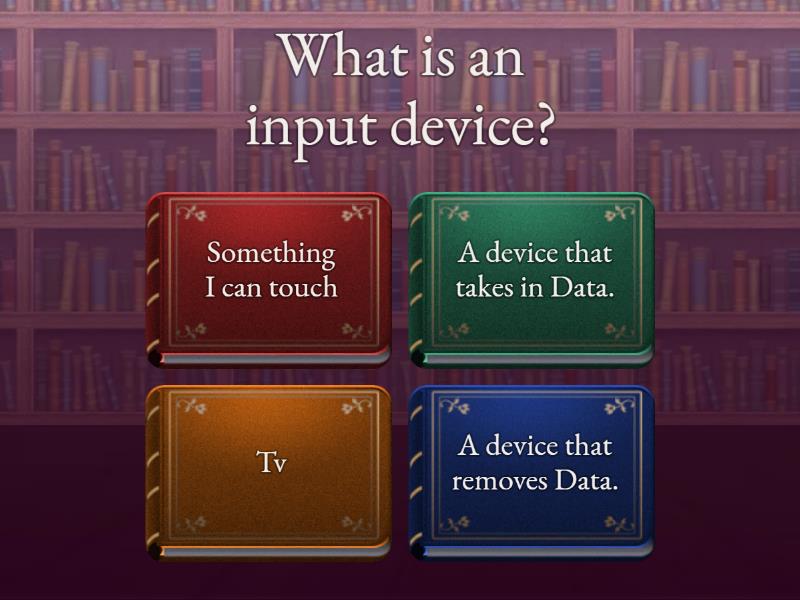 Input and Output devices - Quiz