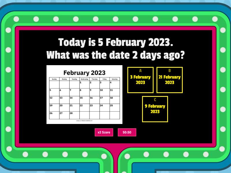 interpreting-a-calendar-concurso-de-preguntas