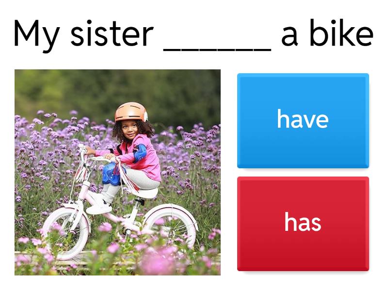 HAVE HAS Вікторина