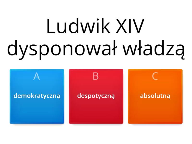 Od Absolutyzmu Do Republiki Test