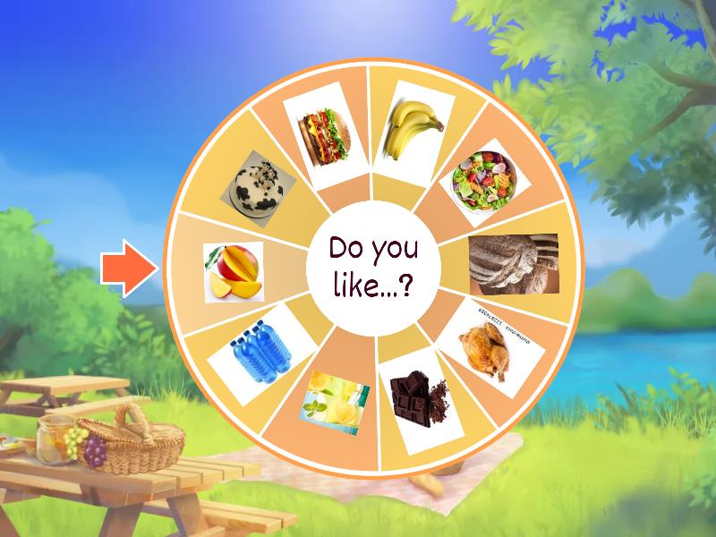 Do you like carrots spin the wheel