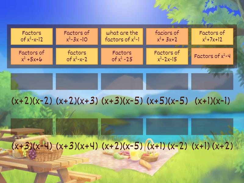 factorisation-of-polynomials-match-up