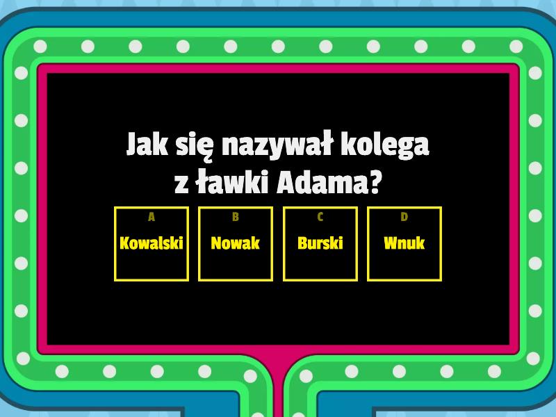 Quiz O Szatanie Z Siódmej Klasy "Szatan z siódmej klasy" Test - Teleturniej