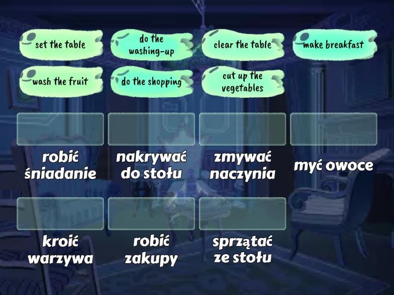 Brainy 5 unit 4 household chores 2 abbinamenti