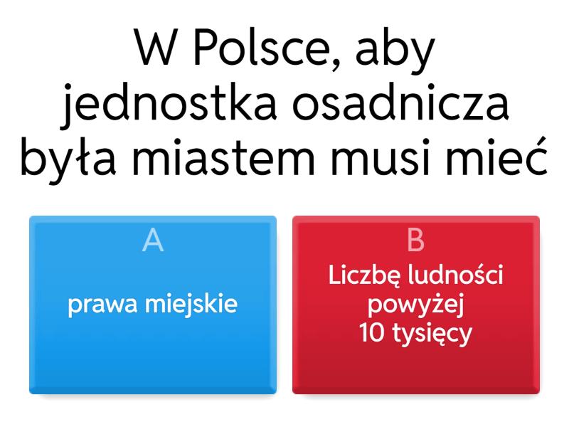 Największe Miasta W Polsce Quiz Miasta w Polsce - Quiz