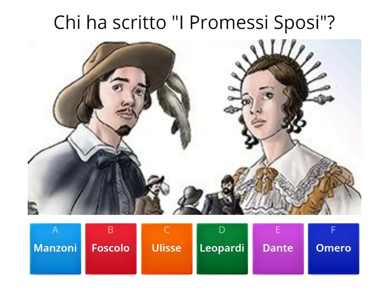 Quando Sono Stati Scritti I Promessi Sposi Verifica Italiano: I Promessi Sposi - Quiz