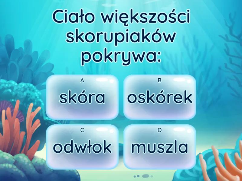 Test Biologia Klasa 6 Skorupiaki Skorupiaki klasa 6 (5/5) - Test
