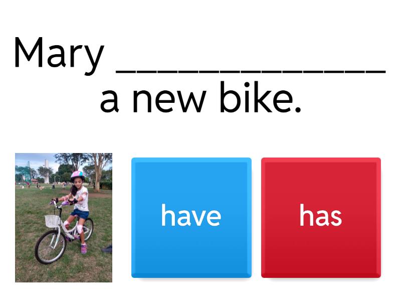 have/ has Викторина