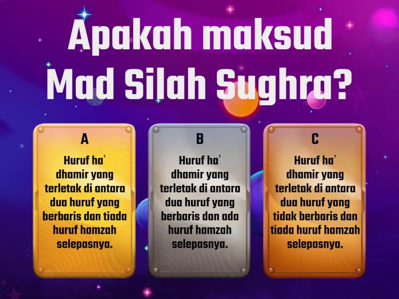 Mad Silah Sughra - Quiz