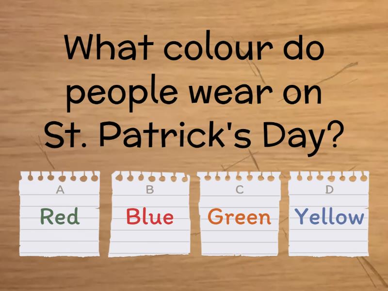 trivia for st paddys day