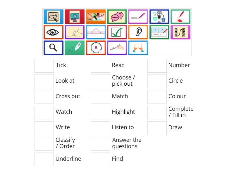 Classroom instructions match up