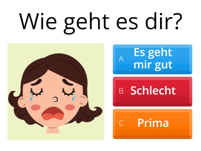 Wie geht es dir? Quiz