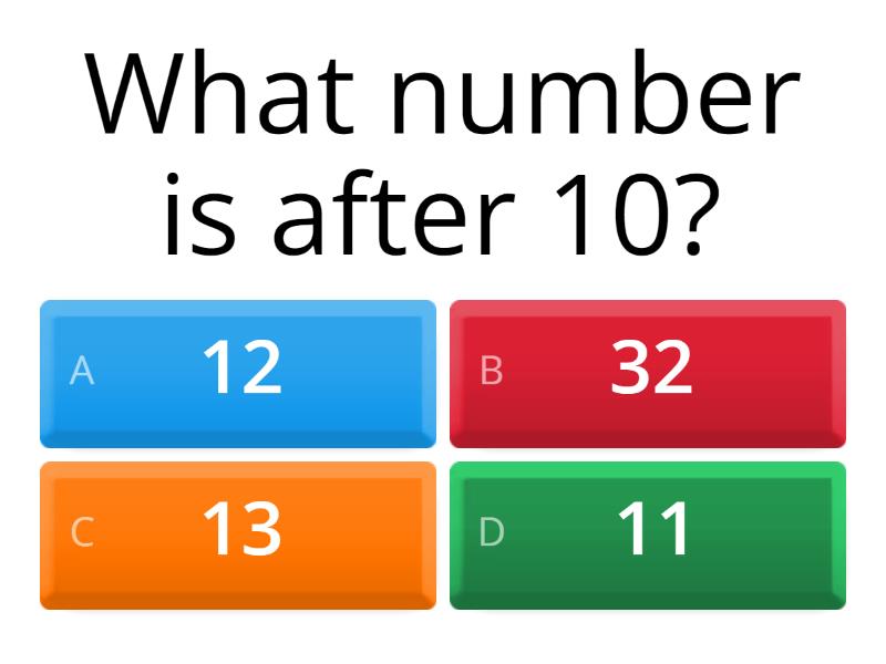 Buzz time quiz