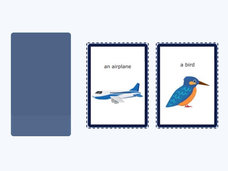 Comparative cards speaking cards
