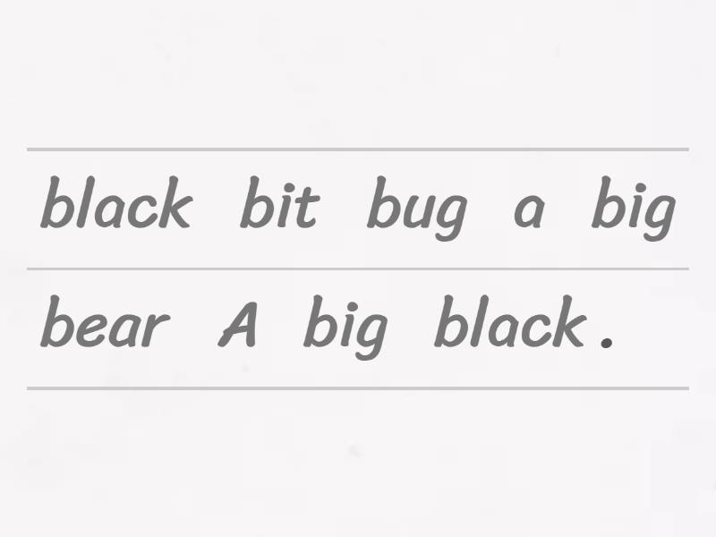 Tongue twister unjumble