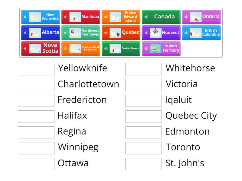 canada-provinces-capital-cities-match-up