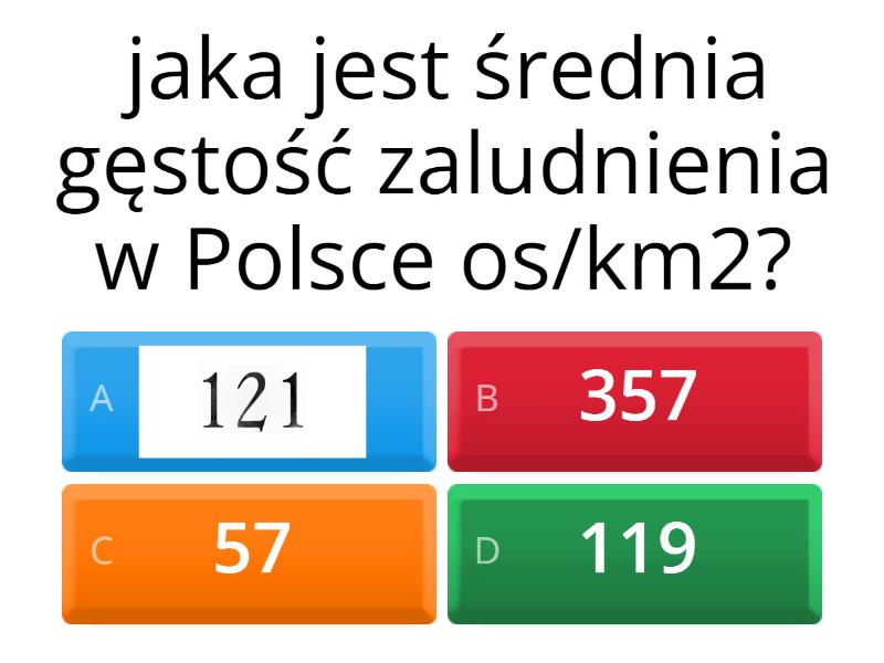 Test Ludnosc I Urbanizacja W Polsce Klasa 7 geografia klasa 7 ludność i urbanizacja w Polsce - Quiz