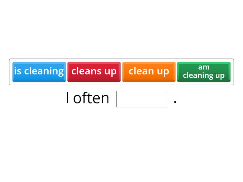 Household Chores Wordwall