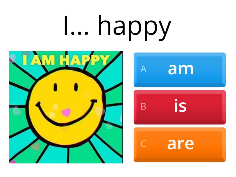 Am is are game quiz
