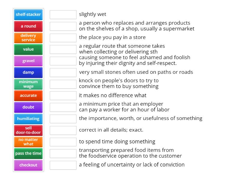 EF Int+ 4B Reading - Match up
