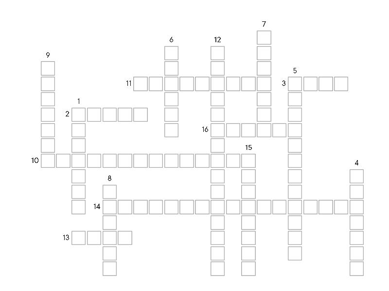 Feline Crossword