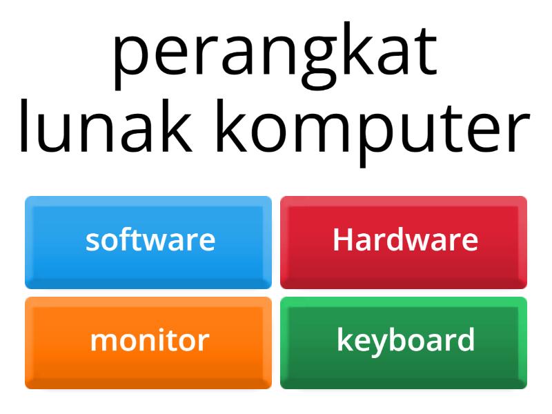Praktek membuat kuis pelajaran informatika - Quiz