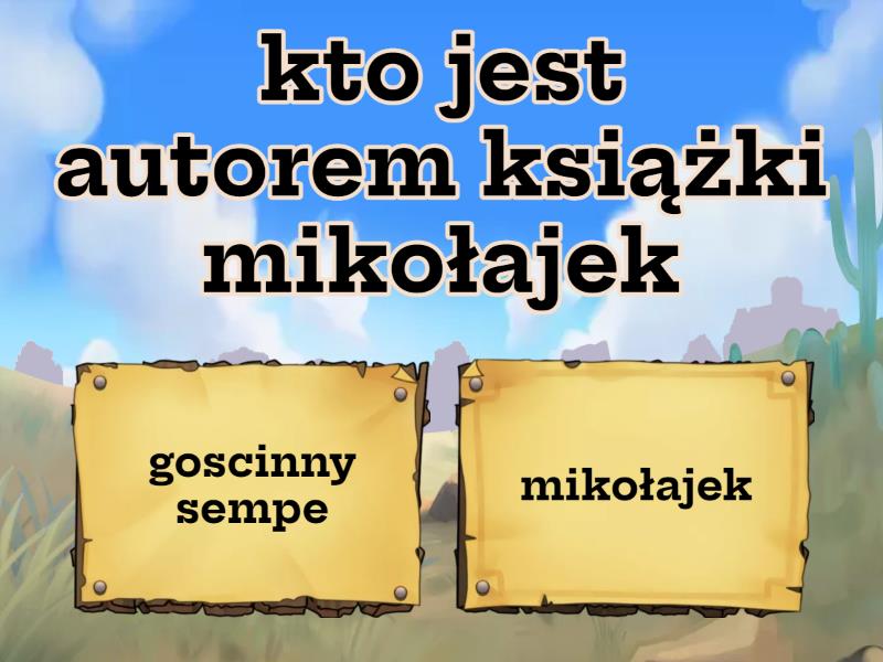 Wordwall klasa 4 miko ajek test