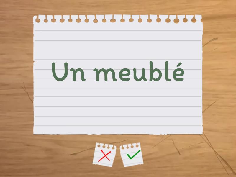 B2 - Vocabulaire (logement) - Tarjetas Flash