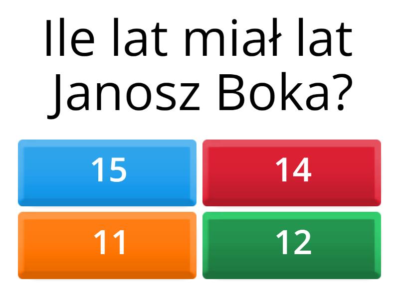 Chłopcy Z Placu Broni Ile Stron viktorrrr CHŁOPCY Z PLACU BRONI - Quiz