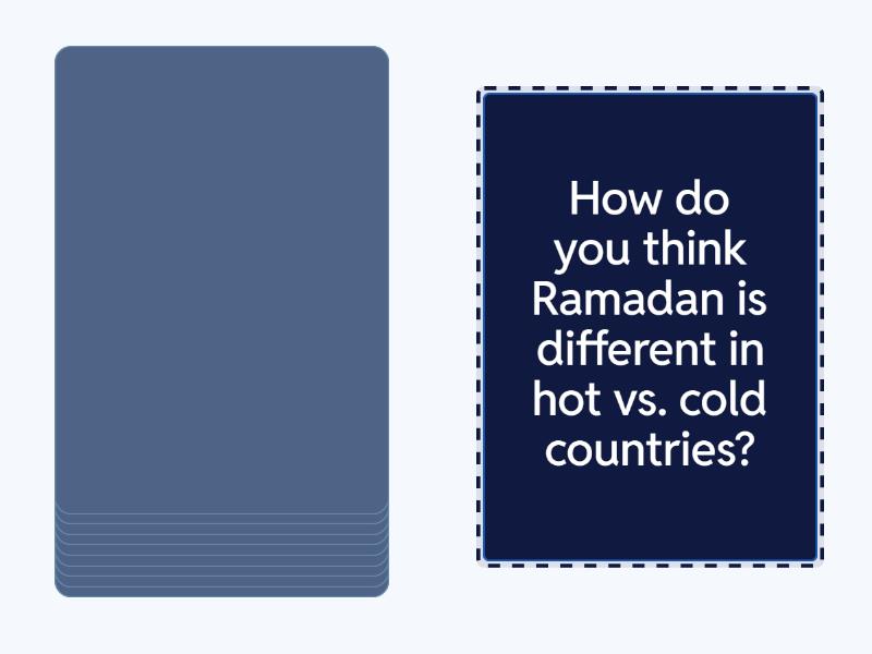 Ramadan speaking cards