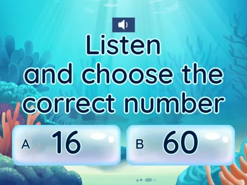 Numbers quiz