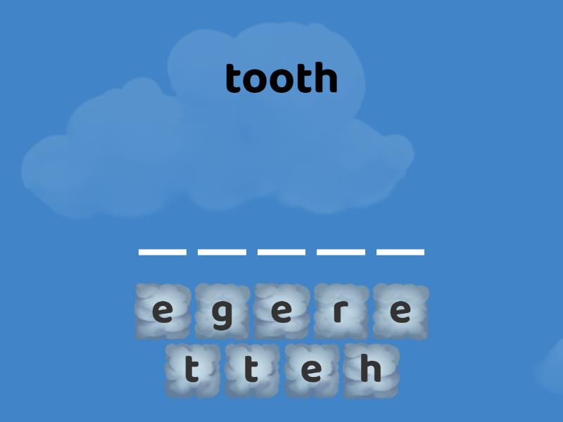 Irregular Plural Nouns Spell The Word