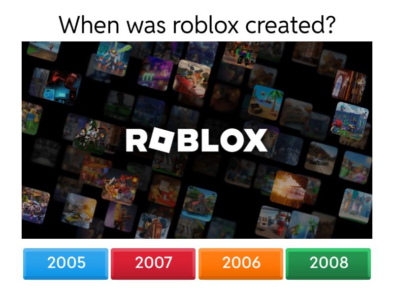 Roblox quiz