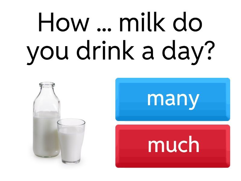How many/ how much - Questionário