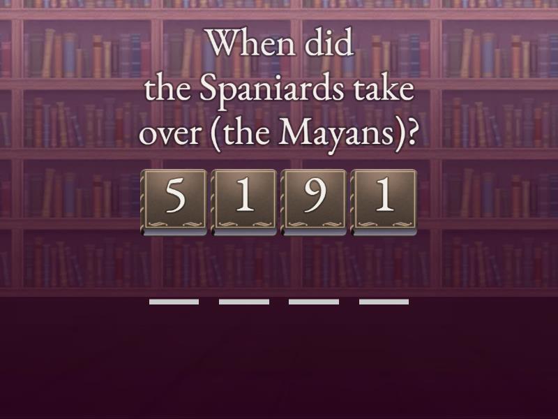Mayan civilization anagram