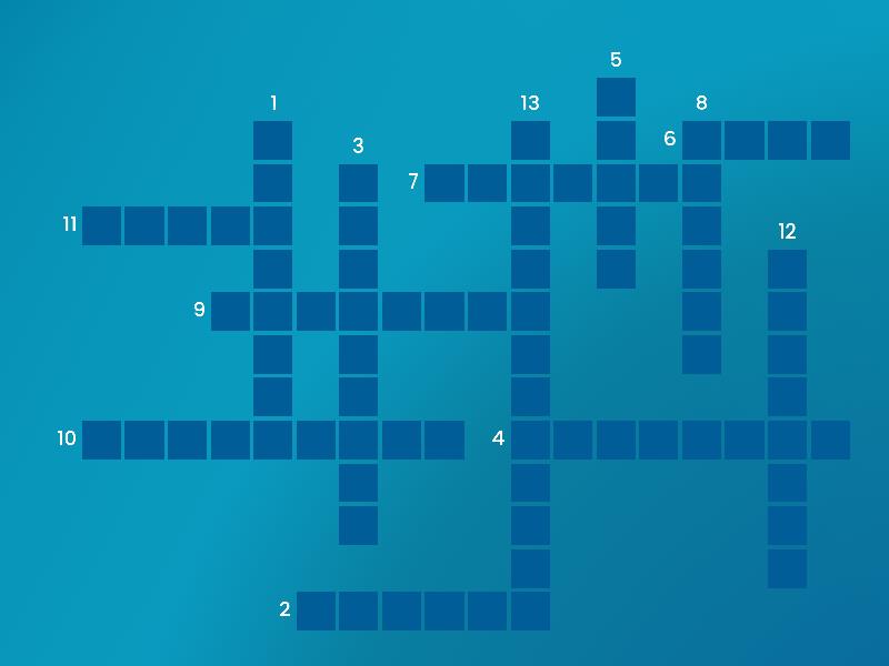 Unit 4 Vocabulary from the texts Crossword